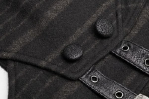  Gentleman punk waistcoat Punk Rave WY-1093MJM/BK-CO -  