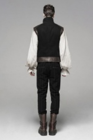 Steampunk retro vest Punk Rave WY-1094MJM/BK-CO -  