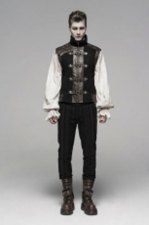  Steampunk retro vest Punk Rave WY-1094MJM/BK-CO -  