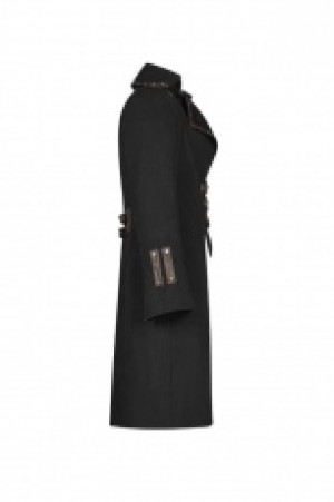  Steam Punk Long Coat Punk Rave WY-1095XDM/BK-CO -  