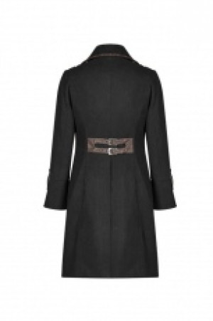  Steam Punk Long Coat Punk Rave WY-1095XDM/BK-CO -  