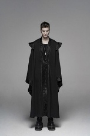  Chinese long gown jacket Punk Rave WY-1098XCM/BK -  