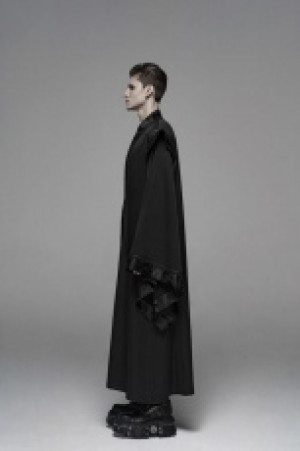  Chinese long gown jacket Punk Rave WY-1098XCM/BK -  