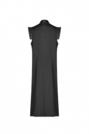  Chinese style long Waistcoat Punk Rave WY-1099MJM/BK -  