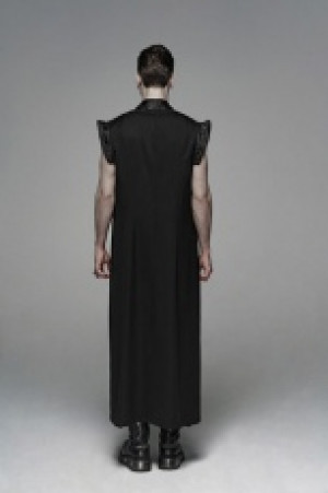  Chinese style long Waistcoat Punk Rave WY-1099MJM/BK -  