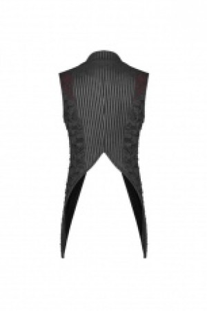  Gothic Decadent Asymmetric Vest Punk Rave WY-1101MJM/BK-RD -  