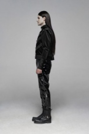  Gothic Short Shirt Punk Rave WY-1103XDM/BK -  