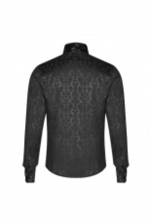  Chinoiserie Shirt Punk Rave WY-1105CCM/BK -  