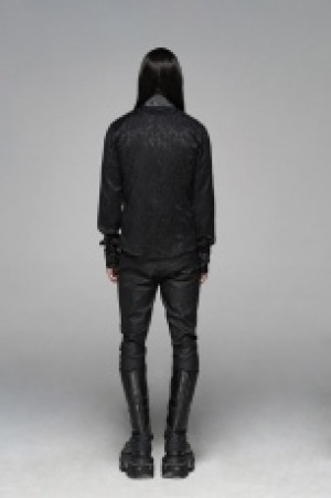  Chinoiserie Shirt Punk Rave WY-1105CCM/BK -  