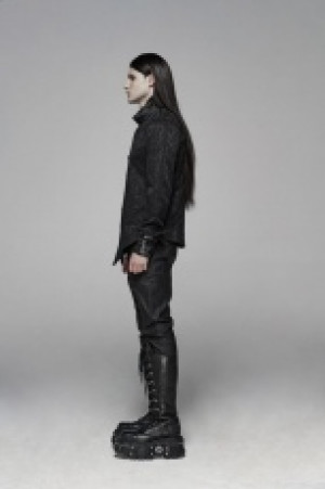 Chinoiserie Shirt Punk Rave WY-1105CCM/BK -  