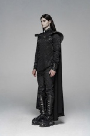  Punk Warrior Cloak Punk Rave WY-1106DPM/BK -  