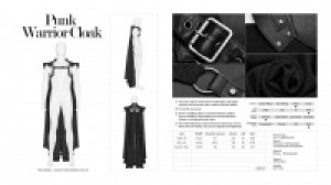  Punk Warrior Cloak Punk Rave WY-1106DPM/BK -  