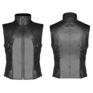  Punk's future style vest Punk Rave WY-1107MJM/BK -  
