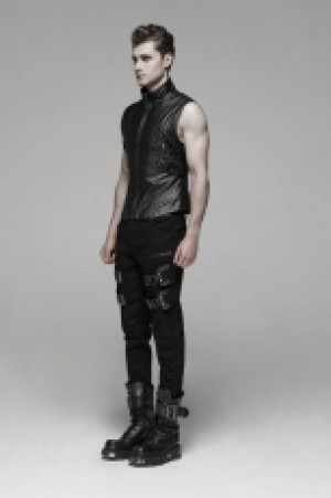  Punk's future style vest Punk Rave WY-1107MJM/BK -  