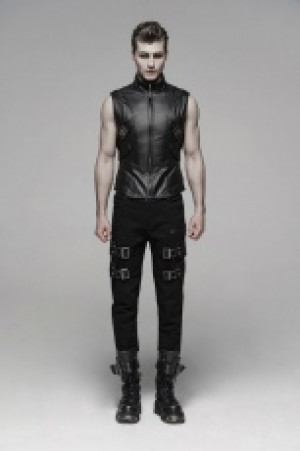  Punk's future style vest Punk Rave WY-1107MJM/BK -  