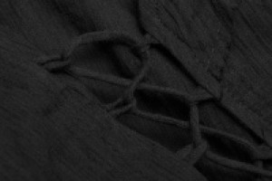  Gothic Low-cut Loose Shirt Punk Rave WY-1113CCM/BK -  