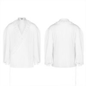    Gothic Low-cut Loose Shirt Punk Rave WY-1113CCM/WH -  