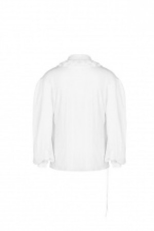    Gothic Low-cut Loose Shirt Punk Rave WY-1113CCM/WH -  