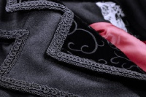  Gothic Vampire Count Cape Coat Punk Rave Y-709/BL -  