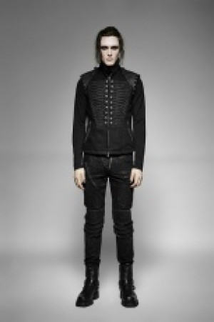  Military Uniform Vest Punk Rave Y-711/BK -  