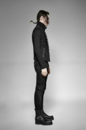  Military Uniform Vest Punk Rave Y-711/BK -  