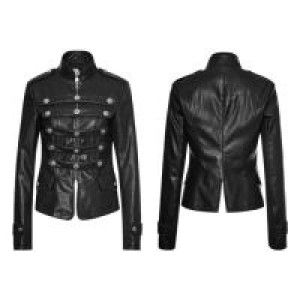  Military Uniform Short Coat Punk Rave Y-768/BK -  