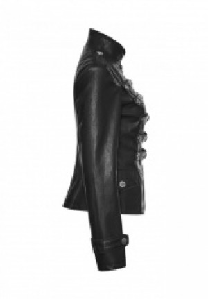 Military Uniform Short Coat Punk Rave Y-768/BK -  