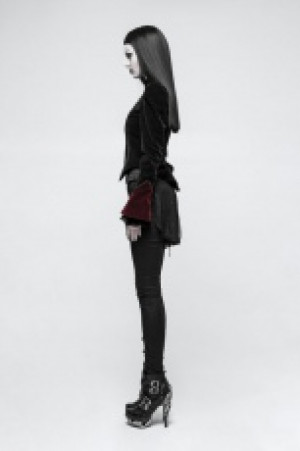  Gothic Scissor-tail Dress Jacket Punk Rave Y-769/BK-RD -  