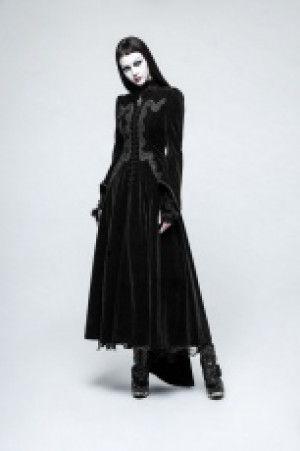  Gothic Palace Swallow Tail Long Dress Jacket Punk Rave Y-776/BK -  