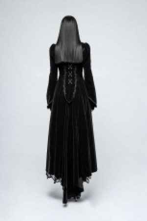  Gothic Palace Swallow Tail Long Dress Jacket Punk Rave Y-776/BK -  