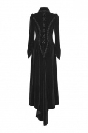  Gothic Palace Swallow Tail Long Dress Jacket Punk Rave Y-776/BK -  