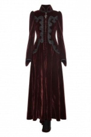  Gothic Palace Swallow Tail Long Dress Jacket Punk Rave Y-776/RD -  