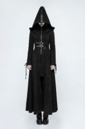  Gothic Dark Angel Long Coat Punk Rave Y-780/BK -  