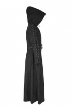  Gothic Dark Angel Long Coat Punk Rave Y-780/BK -  
