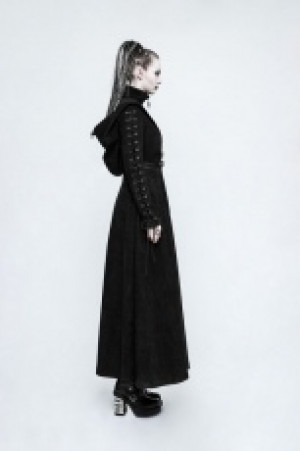  Gothic Dark Angel Long Coat Punk Rave Y-780/BK -  