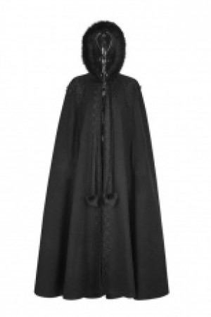  Gothic Long Coak Punk Rave Y-790/BK -  