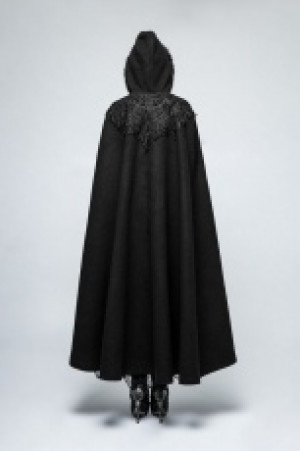  Gothic Long Coak Punk Rave Y-790/BK -  