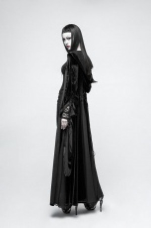  Gothic Dark Goddess Long coat -  4
