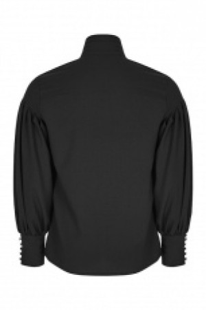  Gothic Gorgeous Disc Floret Long Sleeve Shirt Punk Rave Y-804/BK -  