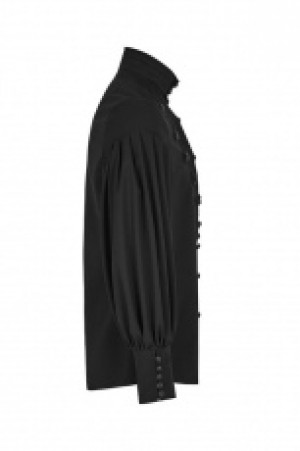  Gothic Gorgeous Disc Floret Long Sleeve Shirt Punk Rave Y-804/BK -  