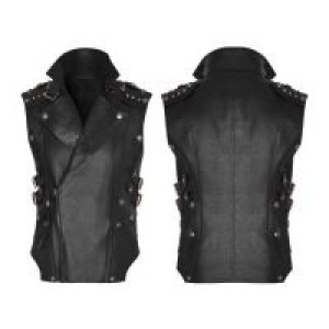  Heavy PUNK Waistcoat Punk Rave Y-812/BK -  