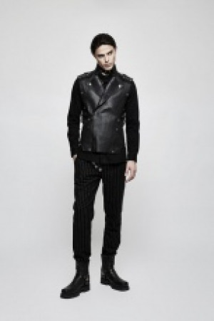  Heavy PUNK Waistcoat Punk Rave Y-812/BK -  