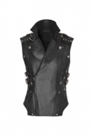  Heavy PUNK Waistcoat Punk Rave Y-812/BK -  