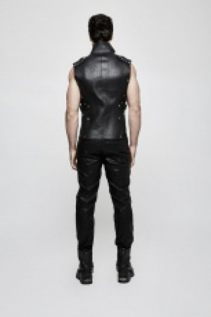  Heavy PUNK Waistcoat Punk Rave Y-812/BK -  