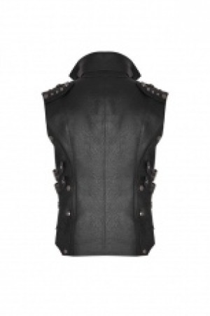  Heavy PUNK Waistcoat Punk Rave Y-812/BK -  