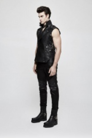  Heavy PUNK Waistcoat Punk Rave Y-812/BK -  