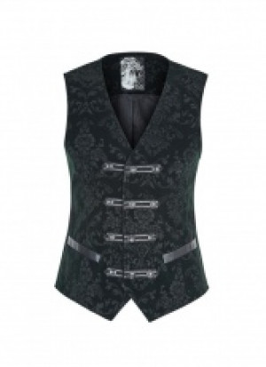 Gothic Printing Color Vest Punk Rave Y-813/GR -  