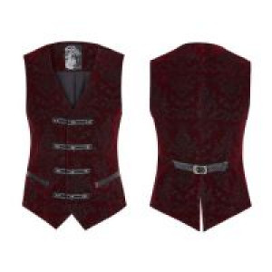  Gothic Printing Color Vest Punk Rave Y-813/RD -  