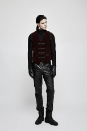  Gothic Printing Color Vest -  6