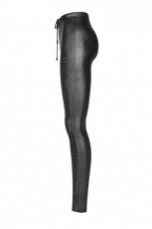  Gothic Devil Footprints Leggings Punk Rave WK-342DDF/BK -  
